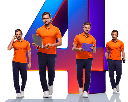 Великолепная четверка Ростелеком в&nbsp;деревня Алёшня (Орловская область)